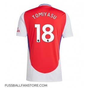 Arsenal Takehiro Tomiyasu #18 Replik Heimtrikot 2024-25 Kurzarm